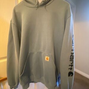 Carhartt Men's Blue Hoodie Sweater